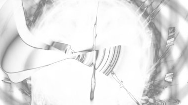 Fantezi kaotik renkli fraktal desen. Soyut Fraktal şekiller. 3D render resimde arka plan veya duvar kağıdı.