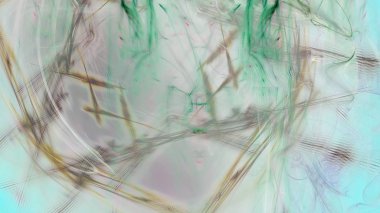 Fantezi kaotik renkli fraktal desen. Soyut Fraktal şekiller. 3D render resimde arka plan veya duvar kağıdı.