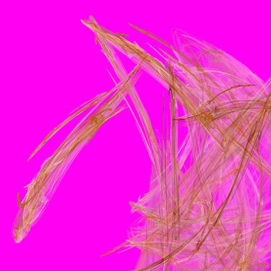 Fantezi kaotik renkli fraktal desen. Soyut Fraktal şekiller. 3D render resimde arka plan veya duvar kağıdı.