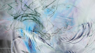 Fantezi kaotik renkli fraktal desen. Soyut Fraktal şekiller. 3D render resimde arka plan veya duvar kağıdı.