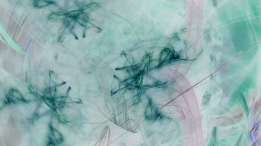 Fantezi kaotik renkli fraktal desen. Soyut Fraktal şekiller. 3D render resimde arka plan veya duvar kağıdı.