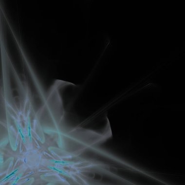 Fantezi kaotik renkli fraktal desen. Soyut Fraktal şekiller. 3D render resimde arka plan veya duvar kağıdı.