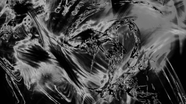 Fantezi kaotik renkli fraktal desen. Soyut Fraktal şekiller. 3D render resimde arka plan veya duvar kağıdı.