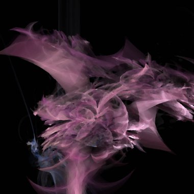 Fantezi kaotik renkli fraktal desen. Soyut Fraktal şekiller. 3D render resimde arka plan veya duvar kağıdı.