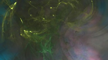 Fantezi kaotik renkli fraktal desen. Soyut Fraktal şekiller. 3D render resimde arka plan veya duvar kağıdı.