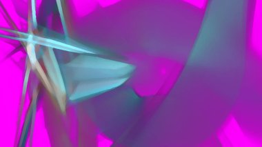 Fantezi kaotik renkli fraktal desen. Soyut Fraktal şekiller. 3D render resimde arka plan veya duvar kağıdı.