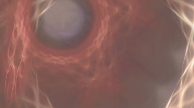 Fantezi kaotik renkli fraktal desen. Soyut Fraktal şekiller. 3D render resimde arka plan veya duvar kağıdı.