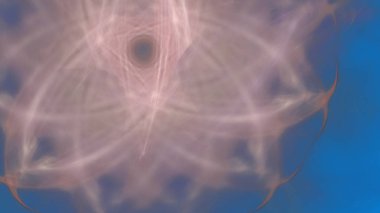 Fantezi kaotik renkli fraktal desen. Soyut Fraktal şekiller. 3D render resimde arka plan veya duvar kağıdı.