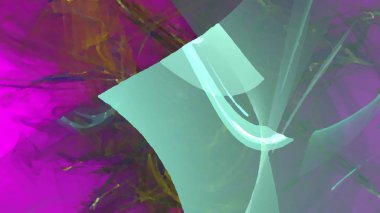 Fantezi kaotik renkli fraktal desen. Soyut Fraktal şekiller. 3D render resimde arka plan veya duvar kağıdı.