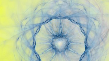 Fantezi kaotik renkli fraktal desen. Soyut Fraktal şekiller. 3D render resimde arka plan veya duvar kağıdı.