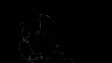 Fantezi kaotik renkli fraktal desen. Soyut Fraktal şekiller. 3D render resimde arka plan veya duvar kağıdı