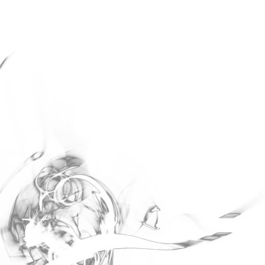 Fantezi kaotik renkli fraktal desen. Soyut Fraktal şekiller. 3D render resimde arka plan veya duvar kağıdı