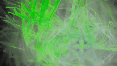 Fantezi kaotik renkli fraktal desen. Soyut Fraktal şekiller. 3D render resimde arka plan veya duvar kağıdı