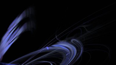 Fantezi kaotik renkli fraktal desen. Soyut Fraktal şekiller. 3D render resimde arka plan veya duvar kağıdı