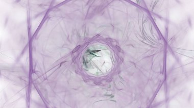 Fantezi kaotik renkli fraktal desen. Soyut Fraktal şekiller. 3D render resimde arka plan veya duvar kağıdı