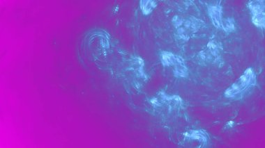 Fantezi kaotik renkli fraktal desen. Soyut Fraktal şekiller. 3D render resimde arka plan veya duvar kağıdı