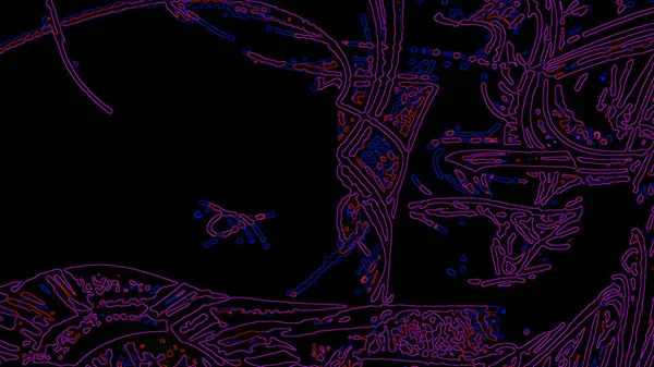 Fantezi kaotik renkli fraktal desen. Soyut Fraktal şekiller. 3D render resimde arka plan veya duvar kağıdı