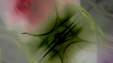 Fantezi kaotik renkli fraktal desen. Soyut Fraktal şekiller. 3D render resimde arka plan veya duvar kağıdı