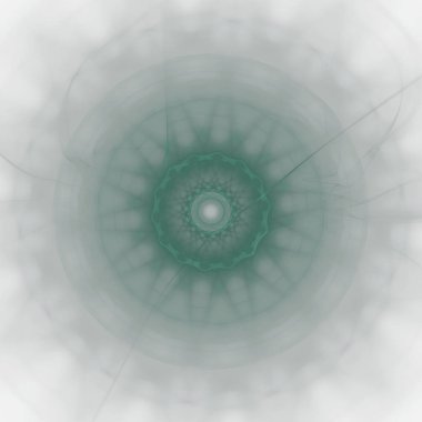 Fantezi kaotik renkli fraktal desen. Soyut Fraktal şekiller. 3D render resimde arka plan veya duvar kağıdı