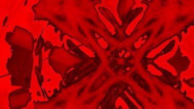 Fantezi kaotik renkli fraktal desen. Soyut Fraktal şekiller. 3D render resimde arka plan veya duvar kağıdı