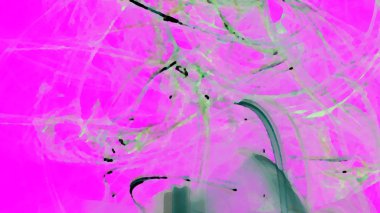 Fantezi kaotik renkli fraktal desen. Soyut Fraktal şekiller. 3D render resimde arka plan veya duvar kağıdı