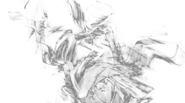 Fantezi kaotik renkli fraktal desen. Soyut Fraktal şekiller. 3D render resimde arka plan veya duvar kağıdı