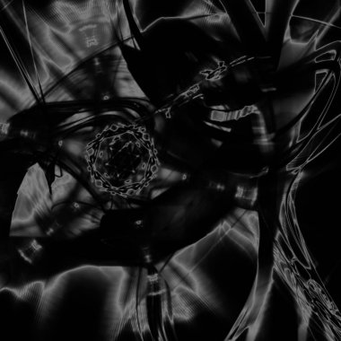 Fantezi kaotik renkli fraktal desen. Soyut Fraktal şekiller. 3D render resimde arka plan veya duvar kağıdı