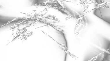 Fantezi kaotik renkli fraktal desen. Soyut Fraktal şekiller. 3D render resimde arka plan veya duvar kağıdı