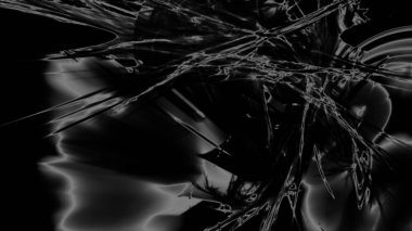 Fantezi kaotik renkli fraktal desen. Soyut Fraktal şekiller. 3D render resimde arka plan veya duvar kağıdı