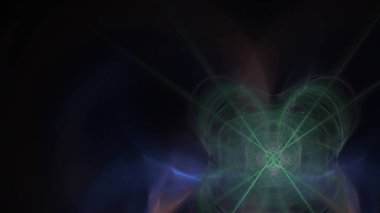 Fantezi kaotik renkli fraktal desen. Soyut Fraktal şekiller. 3D render resimde arka plan veya duvar kağıdı