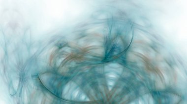 Fantezi kaotik renkli fraktal desen. Soyut Fraktal şekiller. 3D render resimde arka plan veya duvar kağıdı