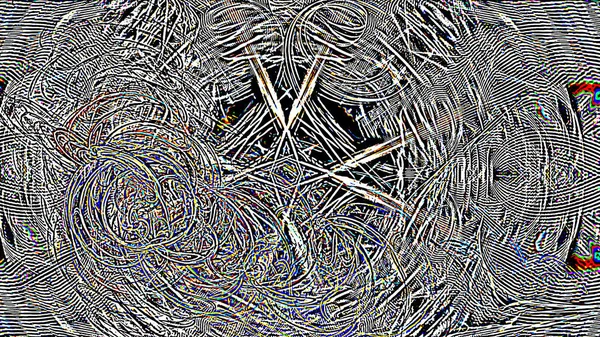 Fantasie chaotische kleurrijke fractale patroon. Abstracte fractale vormen. 3D rendering afbeelding achtergrond of behang — Stockfoto