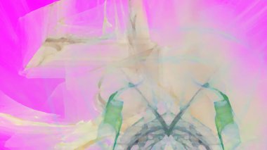 Fantezi kaotik renkli fraktal desen. Soyut Fraktal şekiller. 3D render resimde arka plan veya duvar kağıdı