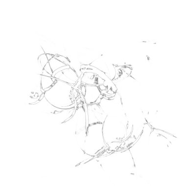 Fantezi kaotik renkli fraktal desen. Soyut Fraktal şekiller. 3D render resimde arka plan veya duvar kağıdı