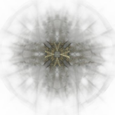 Fantezi kaotik renkli fraktal desen. Soyut Fraktal şekiller. 3D render resimde arka plan veya duvar kağıdı