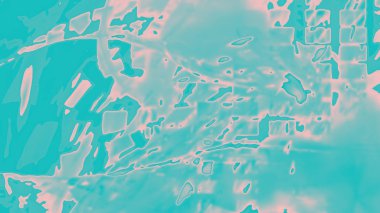 Fantezi kaotik renkli fraktal desen. Soyut Fraktal şekiller. 3D render resimde arka plan veya duvar kağıdı