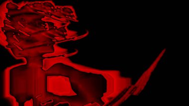 Fantezi kaotik renkli fraktal desen. Soyut Fraktal şekiller. 3D render resimde arka plan veya duvar kağıdı