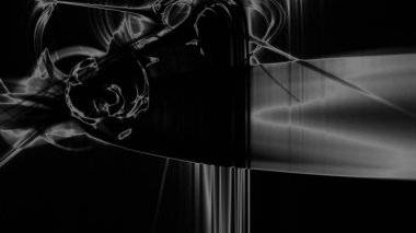 Fantezi kaotik renkli fraktal desen. Soyut Fraktal şekiller. 3D render resimde arka plan veya duvar kağıdı