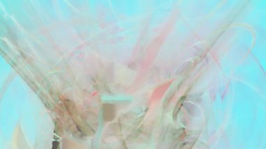 Fantezi kaotik renkli fraktal desen. Soyut Fraktal şekiller. 3D render resimde arka plan veya duvar kağıdı