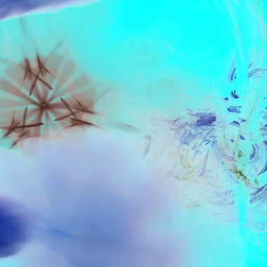 Fantezi kaotik renkli fraktal desen. Soyut Fraktal şekiller. 3D render resimde arka plan veya duvar kağıdı