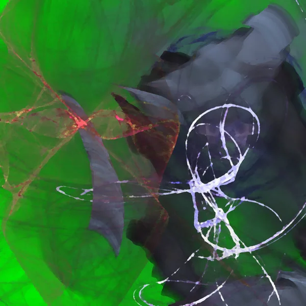 Fantezi kaotik renkli fraktal desen. Soyut Fraktal şekiller. 3D render resimde arka plan veya duvar kağıdı