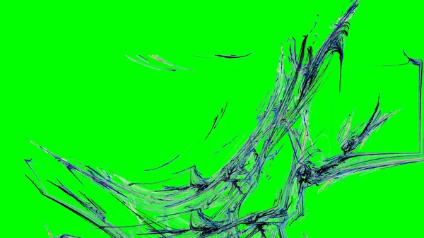 Fantezi kaotik renkli fraktal desen. Soyut Fraktal şekiller. 3D render resimde arka plan veya duvar kağıdı