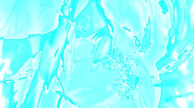 Fantezi kaotik renkli fraktal desen. Soyut Fraktal şekiller. 3D render resimde arka plan veya duvar kağıdı