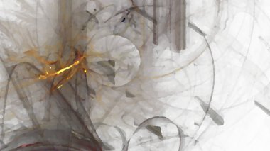 Fantezi kaotik renkli fraktal desen. Soyut Fraktal şekiller. 3D render resimde arka plan veya duvar kağıdı