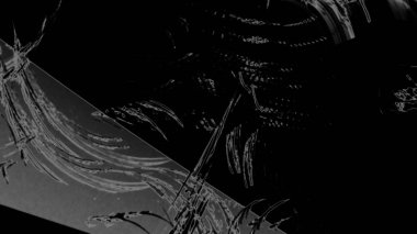 Fantezi kaotik renkli fraktal desen. Soyut Fraktal şekiller. 3D render resimde arka plan veya duvar kağıdı