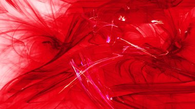 Fantezi kaotik renkli fraktal desen. Soyut Fraktal şekiller. 3D render resimde arka plan veya duvar kağıdı