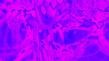 Fantezi kaotik renkli fraktal desen. Soyut Fraktal şekiller. 3D render resimde arka plan veya duvar kağıdı