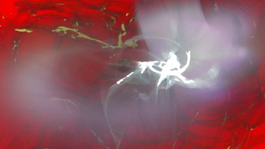 Fantezi kaotik renkli fraktal desen. Soyut Fraktal şekiller. 3D render resimde arka plan veya duvar kağıdı