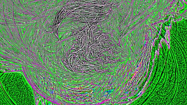 Fantezi kaotik renkli fraktal desen. Soyut Fraktal şekiller. 3D render resimde arka plan veya duvar kağıdı