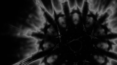 Fantezi kaotik renkli fraktal desen. Soyut Fraktal şekiller. 3D render resimde arka plan veya duvar kağıdı